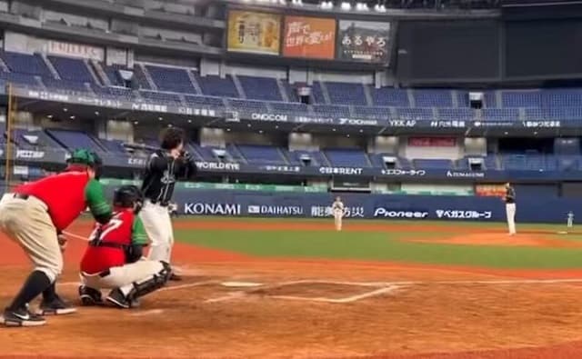 「流石としか言いようがない」ニッポンの社長・辻、バッテリィズ・エースから会心の当たりを放つ動画を公開！