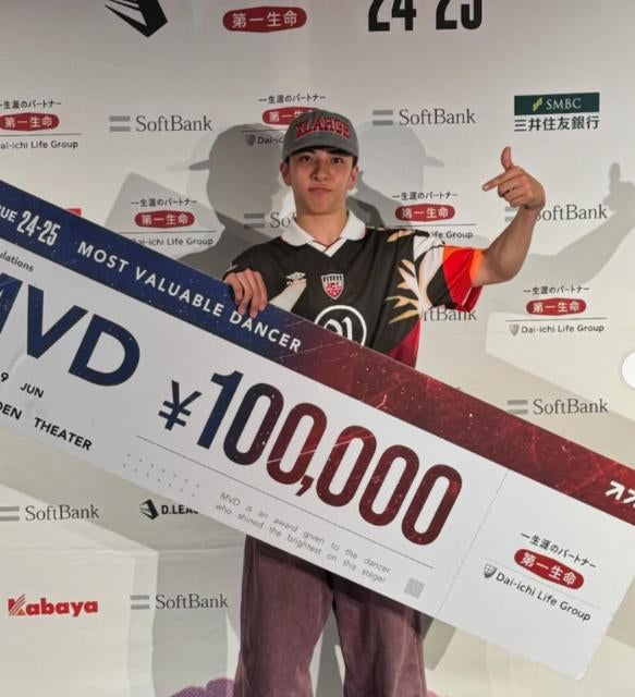 プロダンサー・飯沼月光(Bboy TSUKKI)、CYPHER ROUNDで2年連続1位＆MVD獲得の快挙！