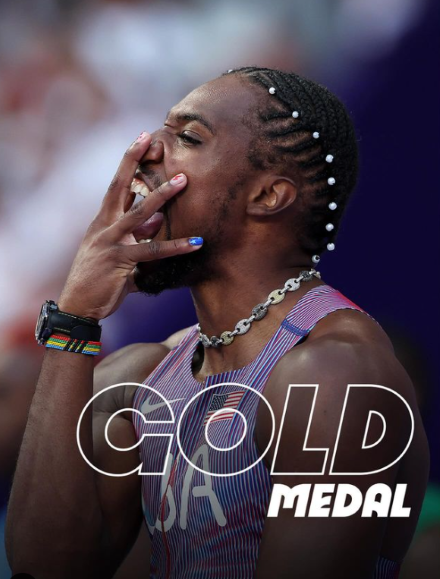 「世界最速の男」ライルズが100mで金メダル！かめはめ波ポーズも飛び出す