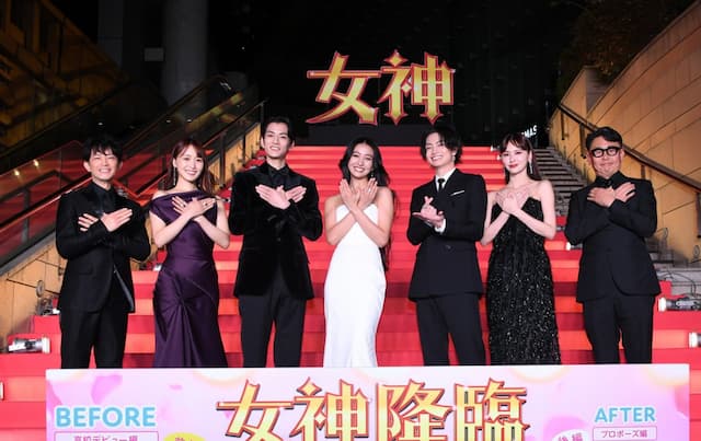 元櫻坂46キャプテン・菅井友香、映画「女神降臨」完成披露試写会に参加！