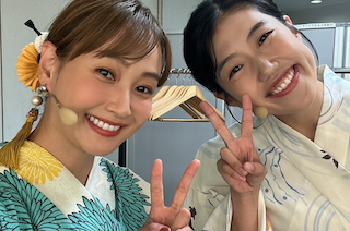人気ママタレント豪華2ショット公開でいいね殺到「うっれしーーー！」