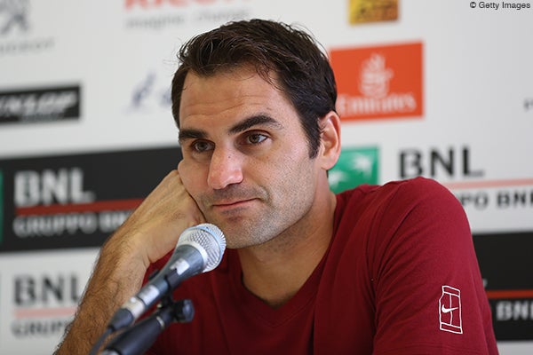  フェデラーが全仏オープン出場を断念、連続出場は65でストップ 