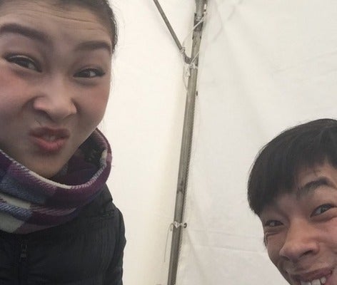 織田信成＆村上佳菜子の変顔炸裂！「冗談は顔だけにして」