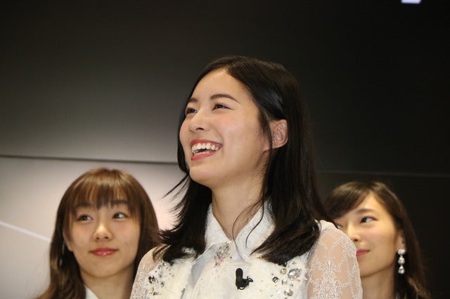 iPhone7発売記念イベントに登壇したSKE48・松井珠理奈（2016年9月16日）撮影：山本有莉