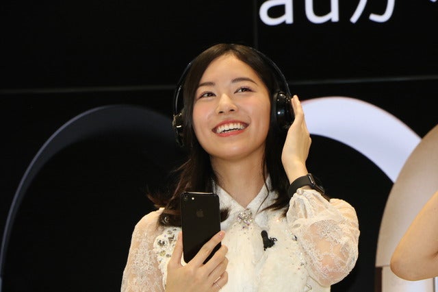 iPhone7発売記念イベントに登壇したSKE48・松井珠理奈（2016年9月16日）撮影：山本有莉