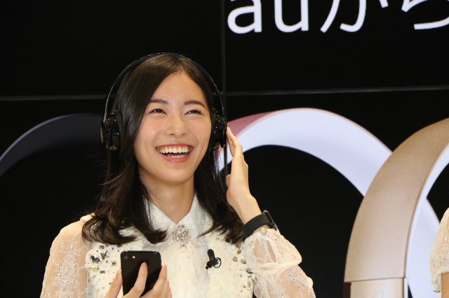 iPhone7発売記念イベントに登壇したSKE48・松井珠理奈（2016年9月16日）撮影：山本有莉