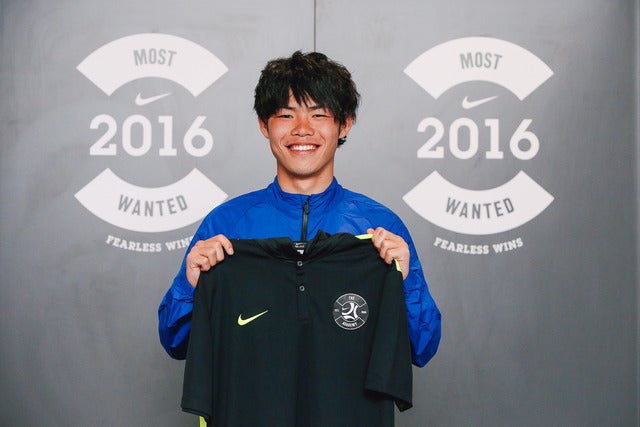 NIKE ACADEMYへの参加を獲得した波田野海
