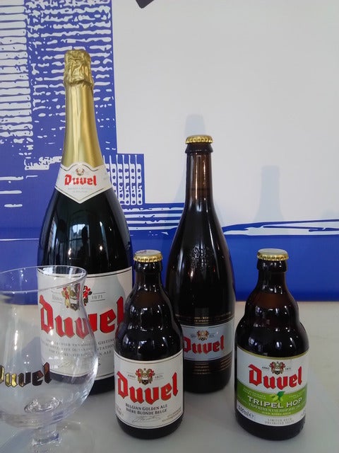 悪魔のビールと言われるデュベル撮影:山口和幸