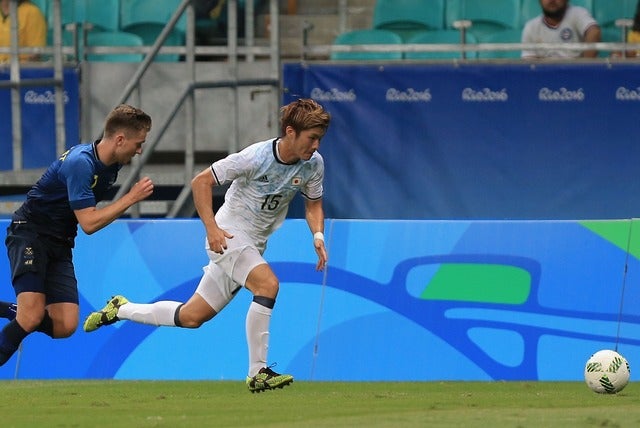 亀川諒史 参考画像（2016年8月10日）(c) Getty Images