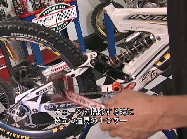 フィニッシュラインによる自転車講座DVD『The Cycling Experience』スクリーンショット