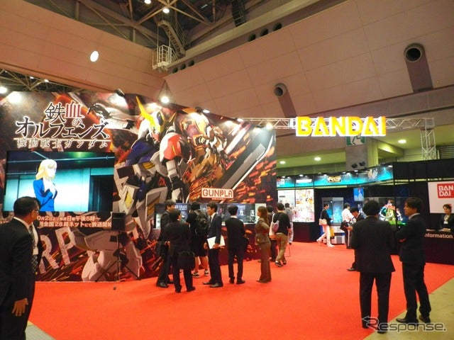 バンダイ(第56回全日本模型ホビーショー、9月23日)〈撮影 高木啓〉