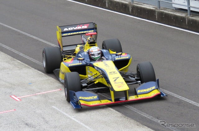 SUNOCO TEAM LEMANSの#7 ナレイン・カーティケヤン。撮影:遠藤俊幸