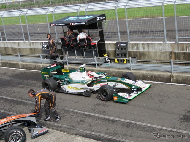 予選2位の#37 中嶋一貴。撮影：遠藤俊幸