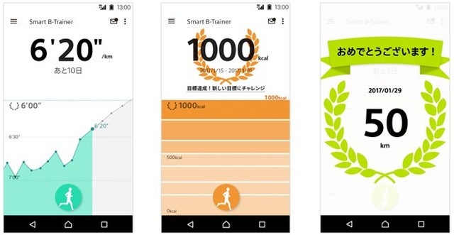 スマートスポーツギア「スマートビートレーナー」がフィットネスメニュー提供