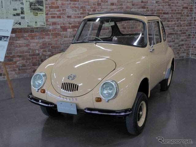 スバル資料館にあったスバル360初期型