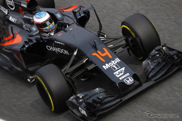 今季のF1を戦っているマクラーレンMP4-31・ホンダ（#14 F.アロンソ）。写真：Honda