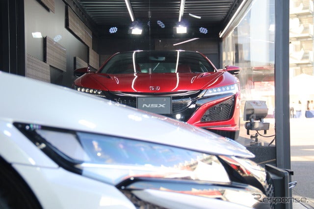 F1日本GPの会場に登場した新型NSX《撮影 吉田知弘》