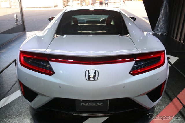 F1日本GPの会場に登場した新型NSX《撮影 吉田知弘》