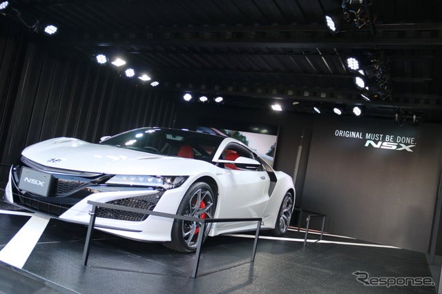 F1日本GPの会場に登場した新型NSX《撮影 吉田知弘》