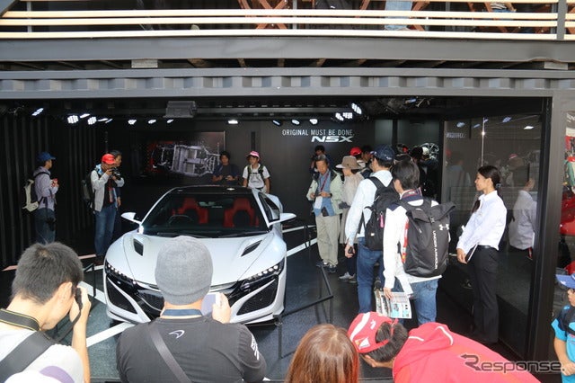 F1日本GPの会場に登場した新型NSX《撮影 吉田知弘》