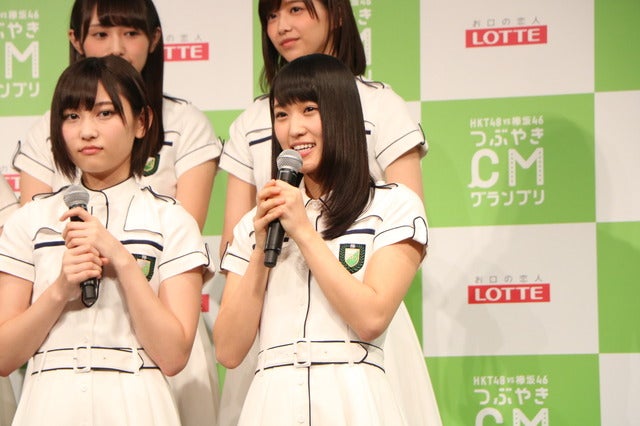 HKT48 vs 欅坂46『つぶやきCMグランプリ』開催発表会見（2016年10月11日）撮影：山本有莉