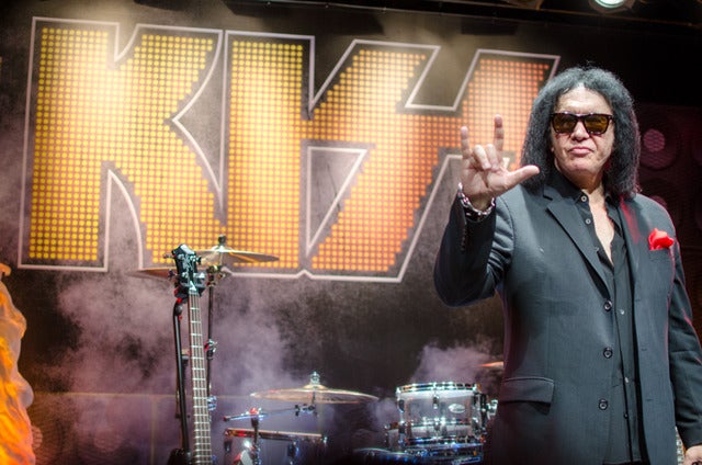 KISSのジーン・シモンズ、『KISS EXPO TOKYO 2016 ~地獄の博覧会~』で来日(2016年10月13日)撮影:五味渕秀行