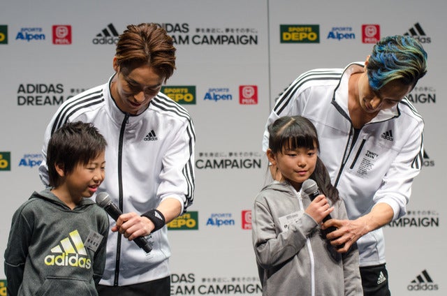 『ADIDAS DREAM CAMPAIGN With EXILE THE SECOND』新CM発表会（2016年10月20日）撮影：五味渕秀行