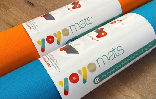 自分で丸まってくれるヨガマット「ヨーヨーマット」発売