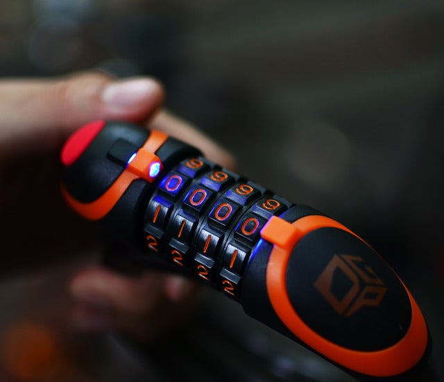 暗所で使いやすい自転車用ロック「ダイヤルコンボLEDワイヤーロック」発売