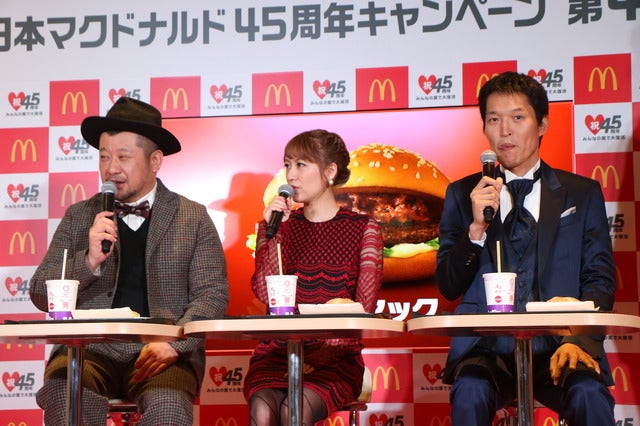 たかみな、パンツ透けてる?…赤のドレスでマック商品PR撮影:山本有莉