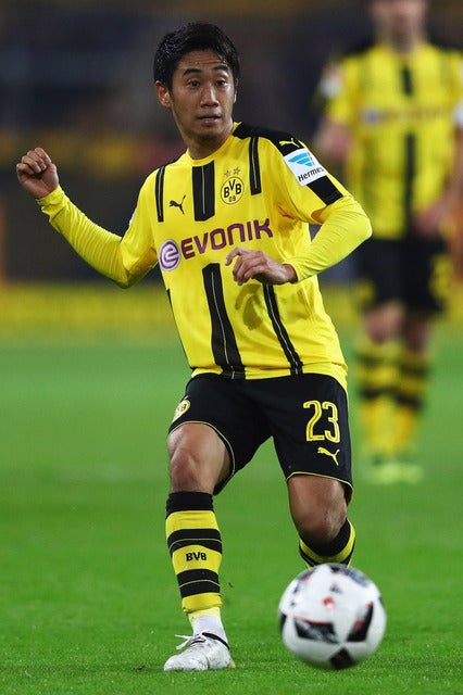 香川真司 参考画像（2016年10月29日）(c) Getty Images