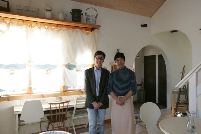 オーナーシェフの橋詰一也さん。左はコラム筆者撮影：山口和幸