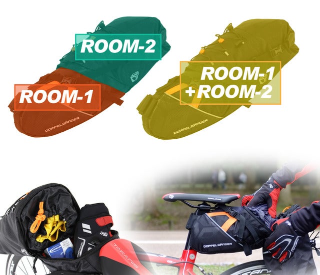 ドッペルギャンガー「大容量サドルバッグ DBS262-BK」