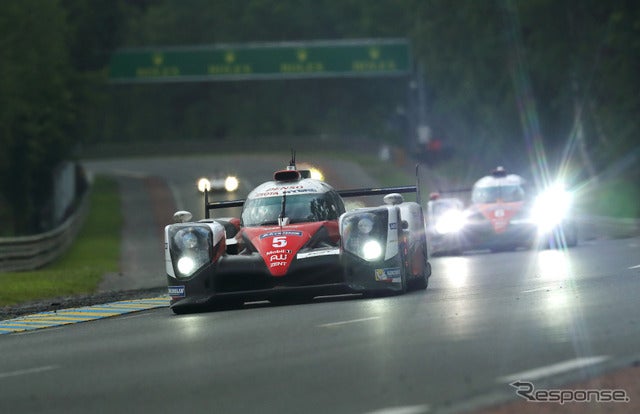 WECに参戦しているトヨタTS050。写真：TOYOTA（2016年）