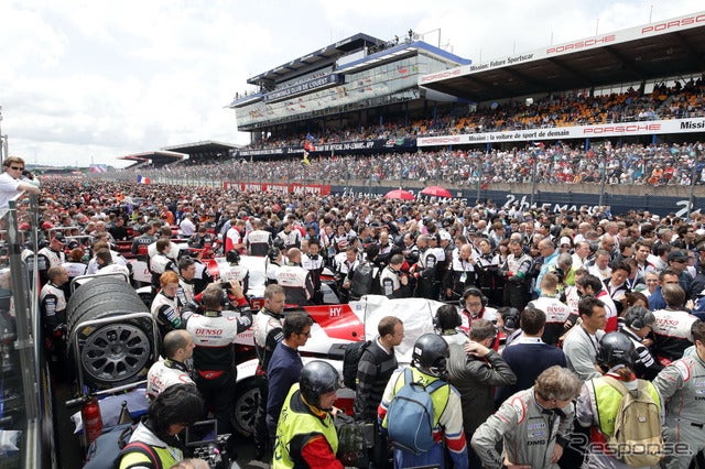 シリーズ最大の山場は、もちろん6月のルマンだ。写真：TOYOTA（2016年）