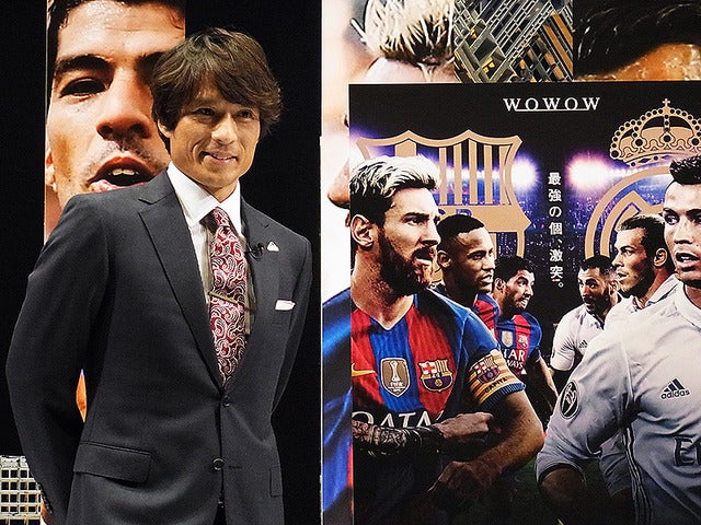 もと日本代表DFの宮本恒靖と松木安太郎《撮影 大野雅人(Gazin Airlines)》