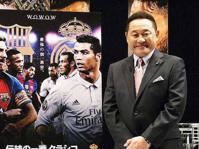 もと日本代表DFの宮本恒靖と松木安太郎《撮影 大野雅人(Gazin Airlines)》