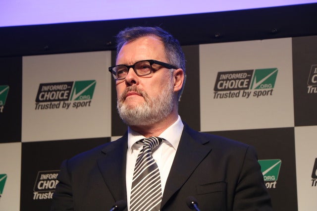 英国のアンチ・ドーピング認証機関Laboratory of Government Chemist社の事業開発部長テレンス オローク氏(2016年12月16日)撮影:山本有莉