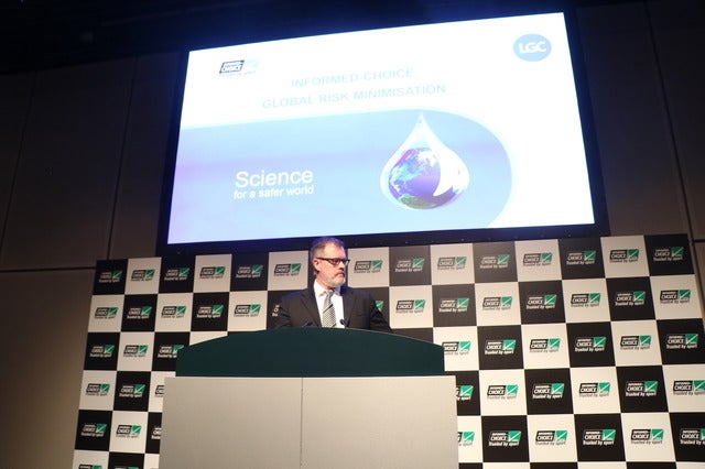 英国のアンチ・ドーピング認証機関Laboratory of Government Chemist社の事業開発部長テレンス オローク氏(2016年12月16日)撮影:山本有莉