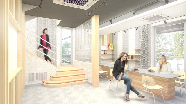 アシックス、スポーツ基軸の「リバーサイドカフェ」2017年春オープン