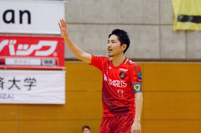 Fリーグ第27節、星翔太(バルドラール浦安)がヴォスクオーレ仙台で復帰。決勝ゴールを決めた(2017年1月7日撮影:五味渕秀行