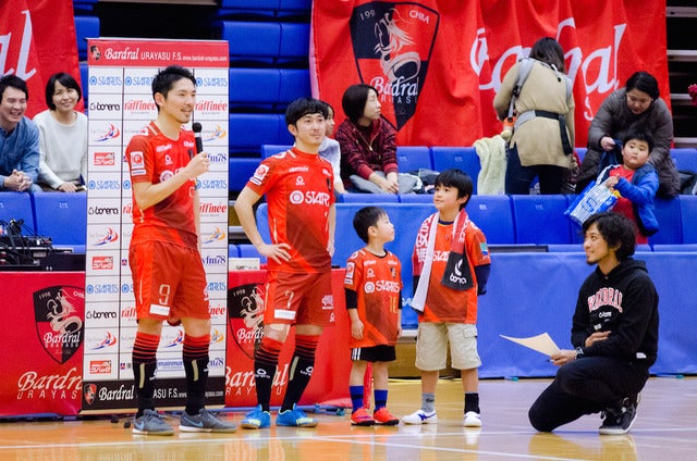 Fリーグ第27節、星翔太(バルドラール浦安)がヴォスクオーレ仙台で復帰。決勝ゴールを決めた(2017年1月7日撮影:五味渕秀行