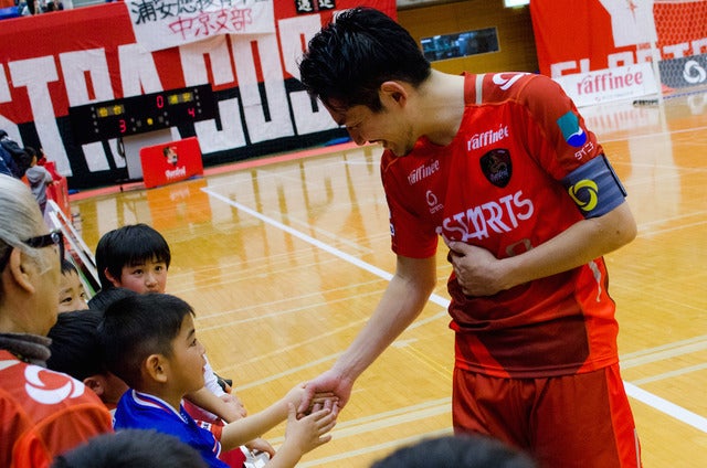 Fリーグ第27節、星翔太(バルドラール浦安)がヴォスクオーレ仙台で復帰。決勝ゴールを決めた(2017年1月7日撮影:五味渕秀行
