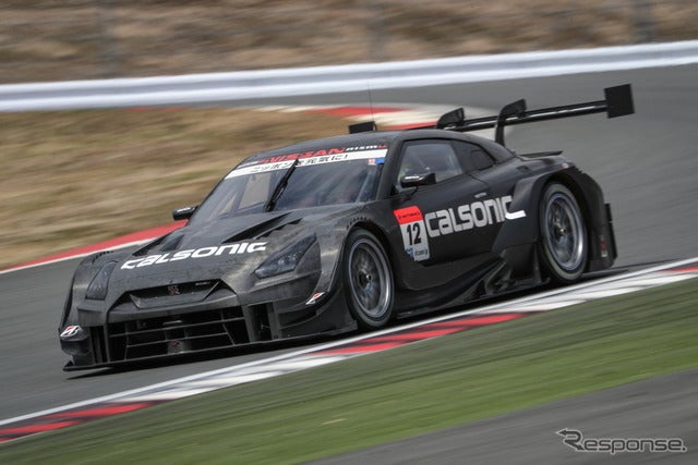 GT500クラス6位の#12 GT-R。《撮影 益田和久》
