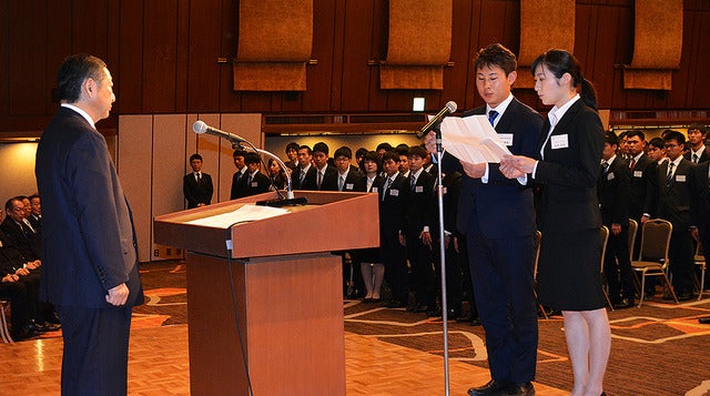 西武ホールディングス 後藤高志社長（西武グループ入社式、4月1日）