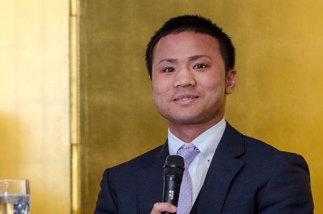 世界タイトルマッチに挑戦する比嘉大吾(2017年4月3日)撮影:五味渕秀行