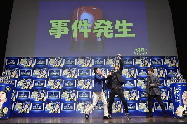 柳沢慎吾が2倍速で始球式「本当は15分の始球式、1分にまとめたよ」…明日のレモンサワーイベント