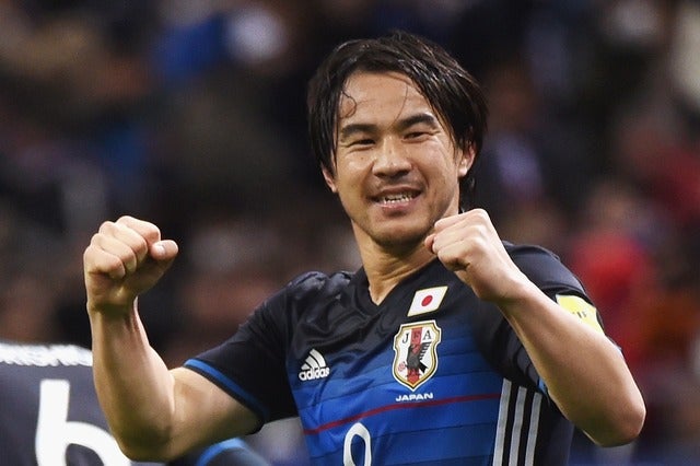 岡崎慎司 参考画像（2016年3月24日）(c) Getty Images