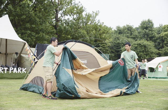 キャンプの楽しさを体験できる「コールマンアウトドアリゾートパーク」開催