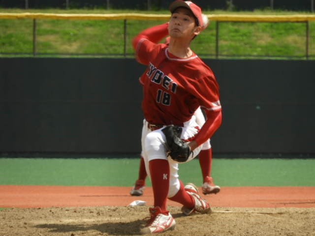 共栄大・太田莞地君（3年・浦和実）撮影：手束仁